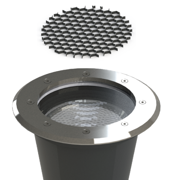 LENTE ANTIOFUSCANTE PARA EMBUTIDO DE SOLO 18W